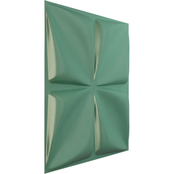 19 5/8in. W X 19 5/8in. H Riley EnduraWall Decorative 3D Wall Panel, Total 32.04 Sq. Ft., 12PK